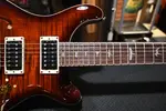 PRS SE Custom 24 Semi-Hollow Piezo - Оранжево-тигровый дымчатый #1698 - фото 5