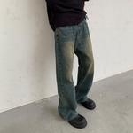 Джинсы унисекс KREATE, серия "Процесс стирки денима", ледяной синий [охлаждающая ткань] - фото 6