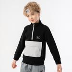 Детский свитшот Mizuno, серый - фото 9