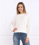 Толстовка Elisabetta Franchi Cropped Fit, белый - фото 3