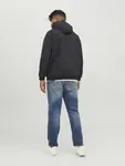 Бомбер Jack & Jones PlusSize "JJERUSH HOOD BOMBER NOOS PLS", с капюшоном, черный - фото 8