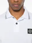 Поло с нашивкой-логотипом Stone Island, белый - фото 5