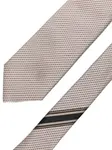Шелковый галстук Brioni, бежевый - фото 3