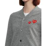 CDG Play Джемпер унисекс серый - фото 6