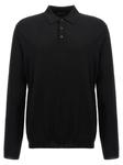Шерстяное поло Zanone, черный - фото
