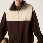 Свитшот на молнии MIU MIU, какао/песочный - фото 4