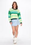 Джемпер myMo CREW NECK STRIPED, Green Multicolor/Multi-Coloured - фото 2