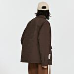 Пуховик мужской Kappa, тёмный шоколадно-коричневый-6536 - фото 7