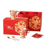 Наборы посуды KAWASIMAYA, [Gift Box Set]Matching Couple Cups 4 Pcs Set (Includes Postcard) - фото