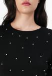 Футболка ONLY ONLVENICE LIFE SS O-NECK KNT, Black /Black - фото 6