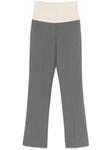 Брюки Patrizia Pepe в стиле колор-блок, серый - фото