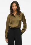 Блуза VILA VISOFIE LANGARM, Dusty Olive/Mottled Olive - фото