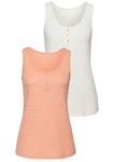 Топ VIVANCE Top, цвет Orange/White - фото 3