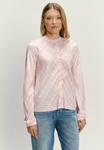 Блуза Greenpoint Button-down blouse, Print/Light Pink - фото