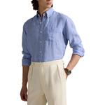 Polo Ralph Lauren Мужская синяя рубашка - фото 5