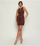 Платье Elisabetta Franchi, коричневый - фото 2