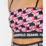 Облегающий топ Karl Lagerfeld, розовый - фото 4