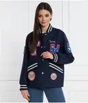 Университетский Бомбер Regular fit Tommy Hilfiger, синий - фото 3