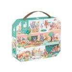 Янод, пазл, в чемодане Один день, 24 шт. Janod - фото 4