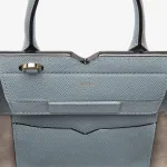 Сумка Milano Micro с двумя ручками Valextra, цвет Niagara Blue - фото 8