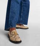 Кожаные мокасины Марси Chloé, Misty Beige - фото 4