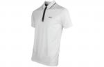 Zip Placket Stretch Slim Fit Polo Shirt HUGO BOSS, белый - фото 5