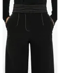 Брюки с контрастными швами Karl Lagerfeld, черный - фото 4