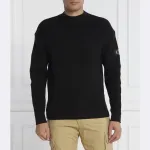 Джемпер мужской Calvin Klein с монограммой, черный - фото