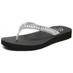 Шлепанцы для медитации женские черные Skechers - фото