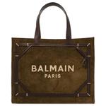 BALMAIN Сумка-шоппер с вышитым логотипом - фото