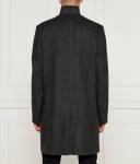 Пальто из минтракса Hugo, серый - фото 4