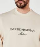 Толстовка Emporio Armani Regular Fit, экрю - фото 4