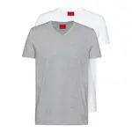 Футболка HUGO Short sleeve v neck, белый - фото 3