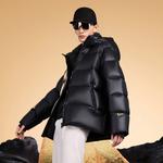 Пуховик унисекс черный GOLDFARM, Городской техно-стиль черный - фото 8