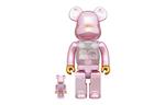 BE@RBRICK 2G Pink Gold Chrome 100% и 400% - фото