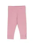 Леггинсы с логотипом Moncler Enfant, розовый - фото
