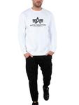 Толстовка ALPHA INDUSTRIES Basic Logo, White - фото 4