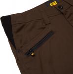 Caterpillar CAT Workwear мужские рабочие шорты Operator Flex, Dark Earth - фото 5