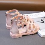 Детские сандалии с высоким берцем RHOBESAM, розовый - фото 4