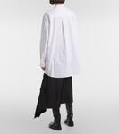 Рубашка из хлопкового поплина в среду Jil Sander, Optic White - фото 3