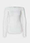 Топ Weekday OFF SHOULDER LS, White Light/White - фото 7