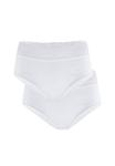Трусы-Миди 2 пары знаковые Calida, белый - фото