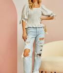 Блузка женская ANDREE BY UNIT, цвет light denim - фото