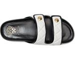 Сандалии Vince Camuto Graysin Quilted Double Band Slide Sandals, цвет Bianco/Black - фото 2
