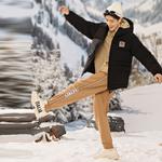 Пуховик унисекс Kappa, Tallow White-0111 - фото 10