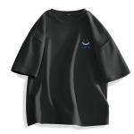 Футболка унисекс MINISO, светло-бежевая (голубая этикетка на груди с логотипом) - фото 10