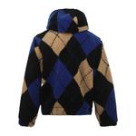 Куртка Argyle pattern Hooded Jacket VERSACE JEANS COUTURE, мультиколор - фото 3