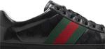 Кроссовки Gucci Ace 'GG Crystal Canvas - Black', черный - фото 2