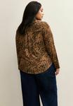 Блуза New Look Curves CURVES SPECKLED PATTERN, Brown Pattern/Brown - фото 2