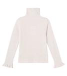 Топ из хлопкового джерси Simone La Coqueta, Oatmeal Melange - фото 3